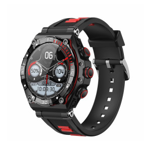 La montre intelligente CT18 à écran AMOLED de 1,43 pouces prend en charge la détection des appels Bluetooth et de l'oxygène sanguin (rouge) SH401A1345-20